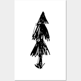 Dark and Gritty Pine Tree Posters and Art